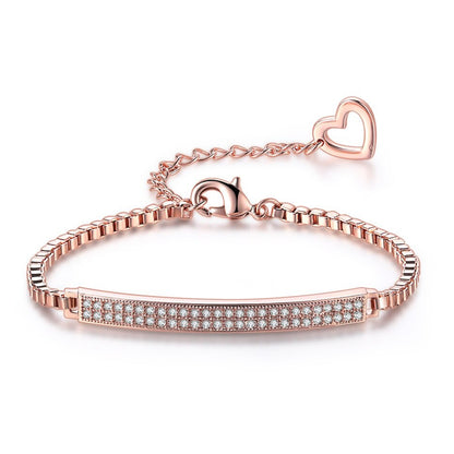 Rose Gold Bar Bracelet