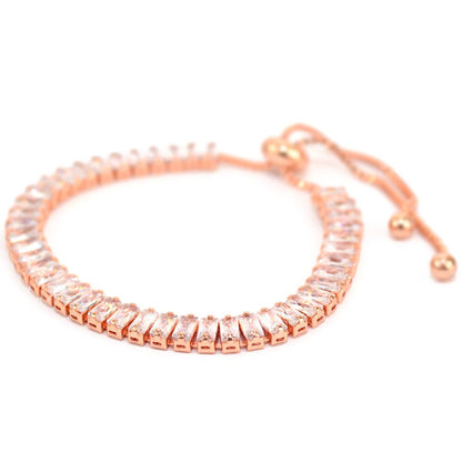 April Diamond Rose Gold Bracelet