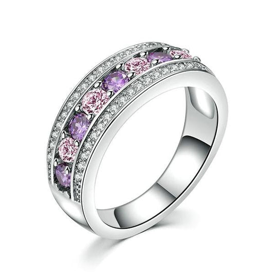 Purple Gemstone Luxury Ring