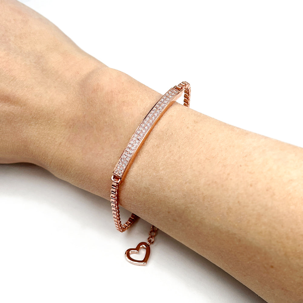 Rose Gold Bar Bracelet