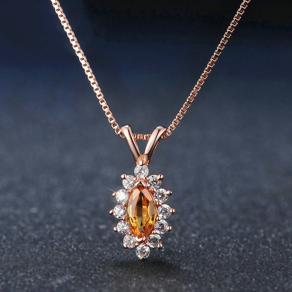 Horse Eye Citrine Necklace