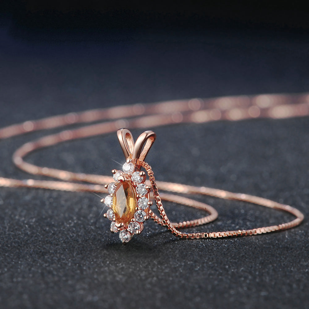 Horse Eye Citrine Necklace