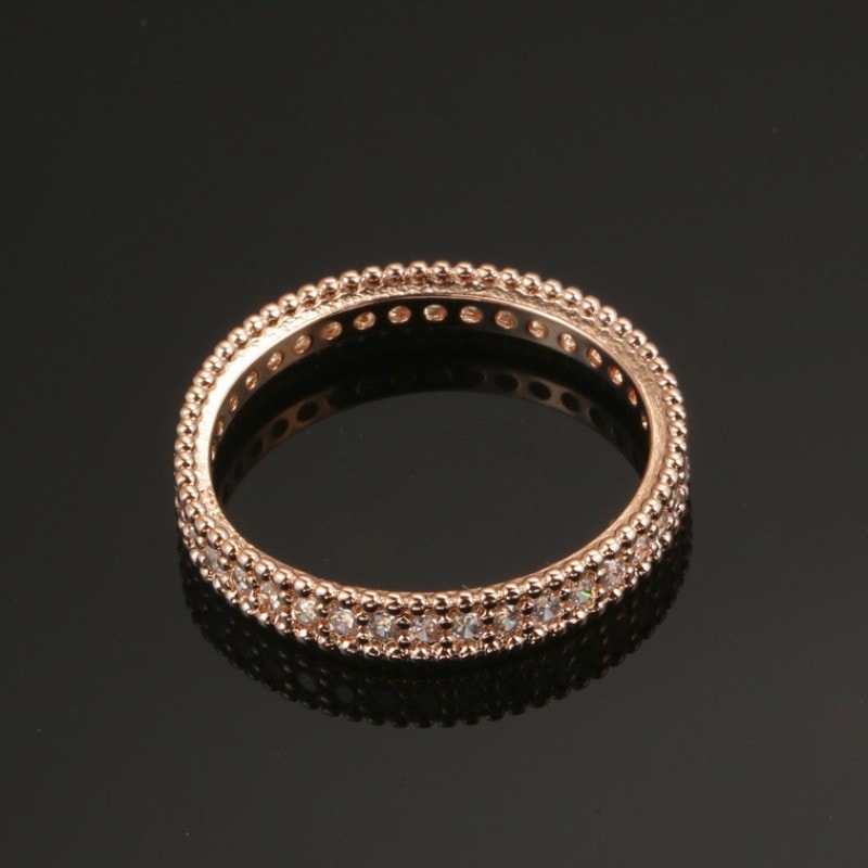 Rose Gold Bejewelled Ring