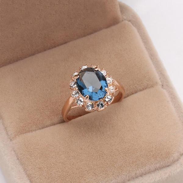 Blue Austrian Jewel Ring