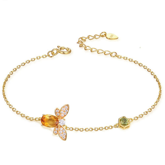 Bubble Bee Citrine Bracelet