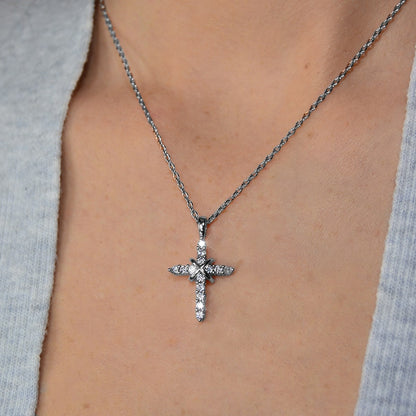 Silver Cross Necklace