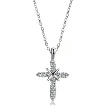 Silver Cross Necklace