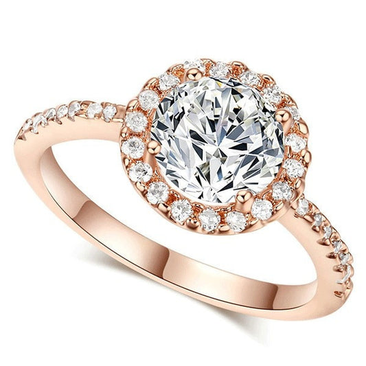 Rose Gold Princess Ring