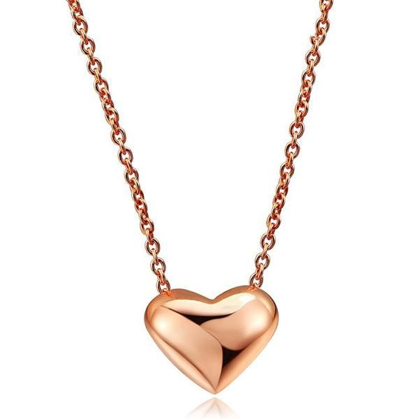 Rose Gold Heart Necklace