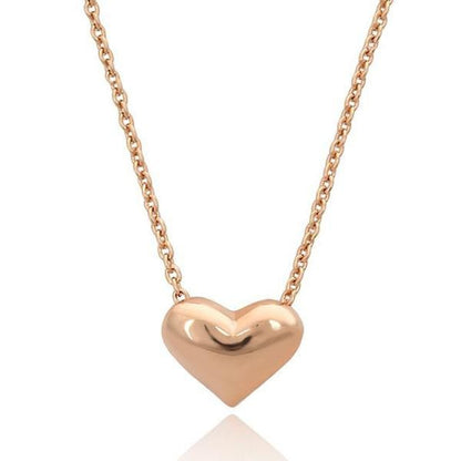 Rose Gold Heart Necklace